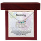 Mom Personalized Baby Feet Necklace