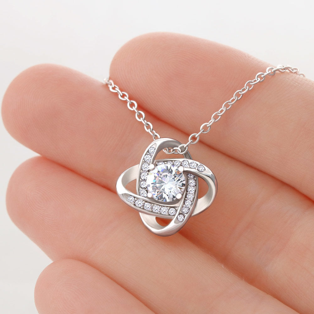 Best Friends are Precious,  Love Knot Necklace