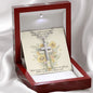 Cross Necklace with Message Card, Gift for Her, Faith, Christian Gifts